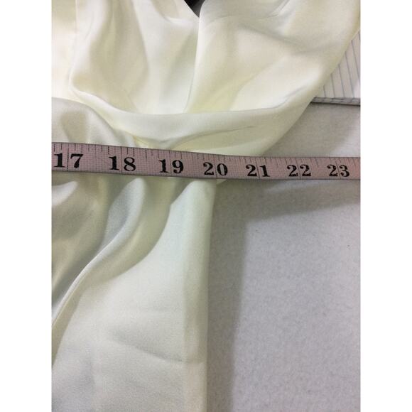 AW BRIDAL 16 2X plus Ivory Ginevra satin Long Sleeve formal maxi dress NEW B160 - Picture 6 of 9